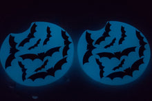 Load image into Gallery viewer, Black Bat with Glow in the Dark Car Coasters
