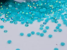 Load image into Gallery viewer, Cyan AB 2mm/SS6 Jelly Rhinestones
