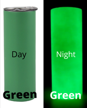 Load image into Gallery viewer, 50 Case of 20oz Glow in the Dark Sublimation Tumblers
