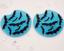 Load image into Gallery viewer, Black Bat with Glow in the Dark Car Coasters
