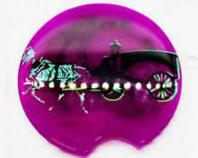 Load image into Gallery viewer, Set of 2 Haunted Mansion Glow in the Dark car coasters
